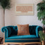 Wooden artwork of Ayat al-Kursi in Kufic calligraphy in a living room