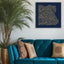 Egypt map featuring the names of its cities in a living room.