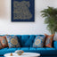 Egypt map featuring the names of its cities in a living room.