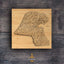 Topographic map of Kuwait