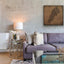 Lebanon map featuring the names of its cities in a modern living room.