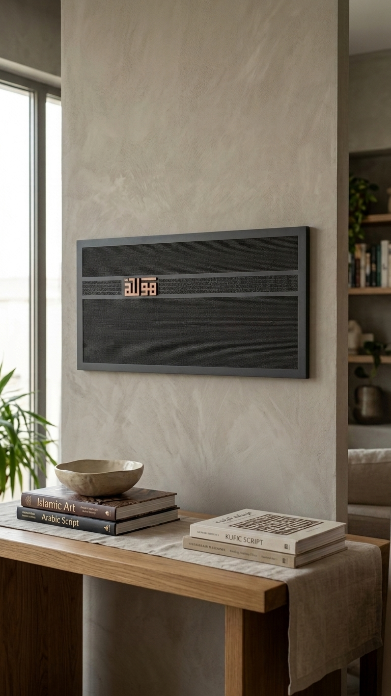 Asma’ Allah al-Husna (99 Names of Allah SWT) — Square Kufic Wood Artwork